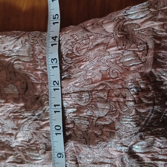 Haniiy lightweight Copper/ metallic one shoulder dress. See measurements. - Picture 9 of 11